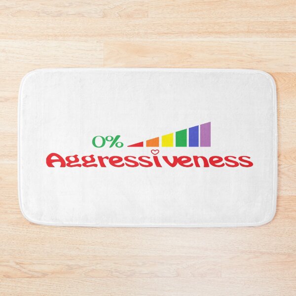Item preview, Aggressiveness 0% LGBTQ+ designed and sold by PolishBrand.