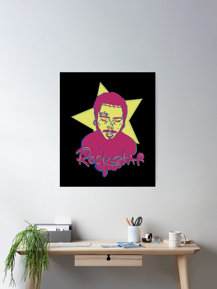 Post Malone Rockstar Poster, Posters Plug