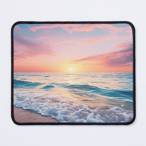 Item preview, Sunset Over the Sea, Seen From the Beach designed and sold by StudioRedKoala.