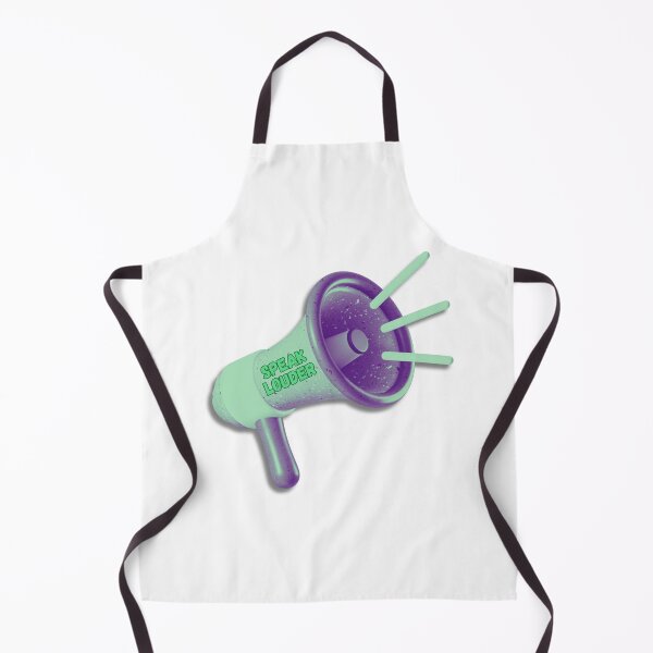 Item preview, Vibrant Multicolored Megaphone with "Speak Louder" Message designed and sold by mrelax57700.