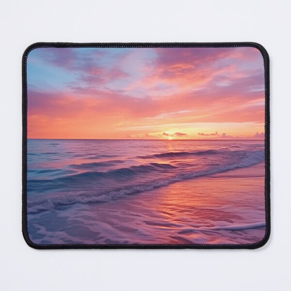 Item preview, Sunset Over the Sea, Seen From the Beach designed and sold by StudioRedKoala.