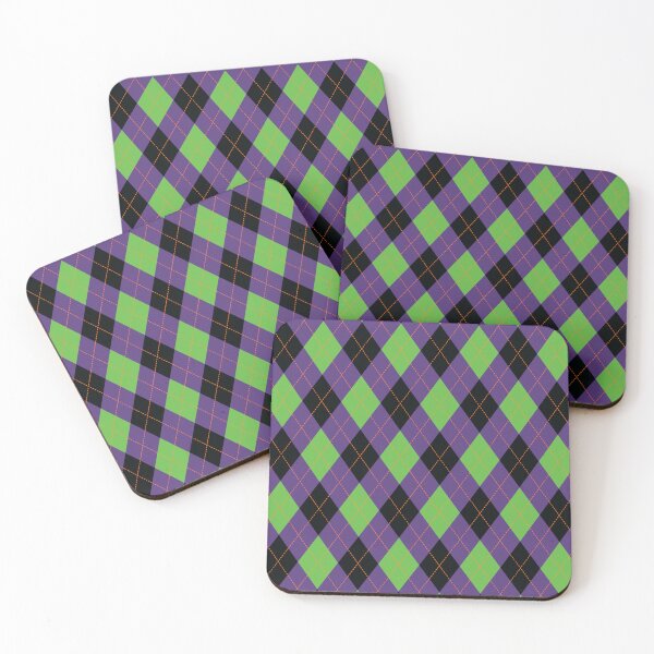 Item preview, Purple and Green Argyle designed and sold by ChelsDesignShop.