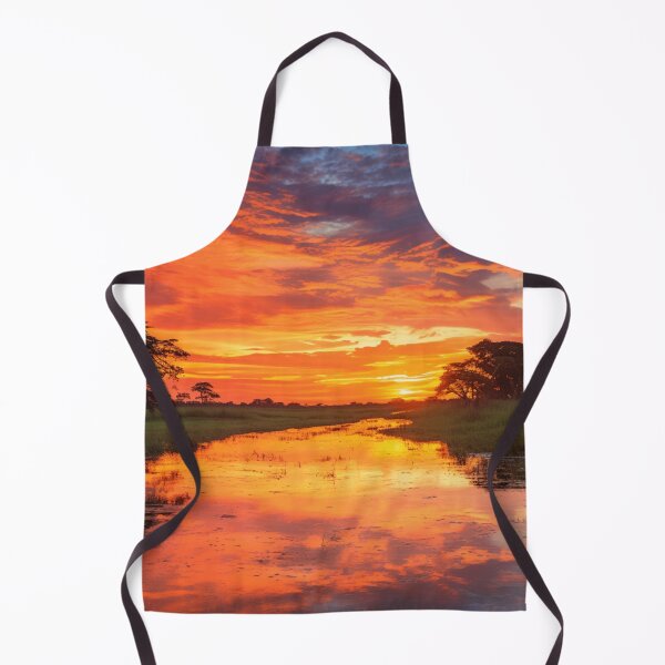 Item preview, Sunset on the Pantanal Plains, Brazil designed and sold by StudioRedKoala.