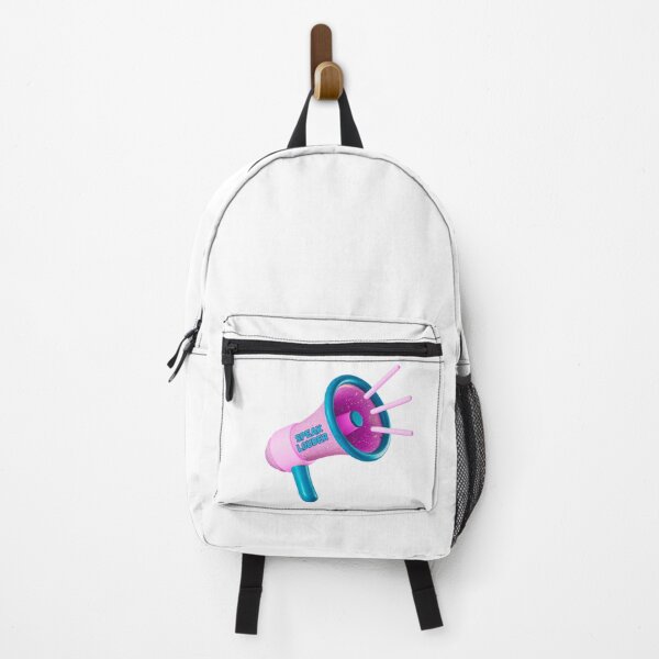 Item preview, Vibrant Multicolored Megaphone with "Speak Louder" Message designed and sold by mrelax57700.
