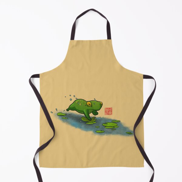 Item preview, frog cat lilypads designed and sold by DingHuArt.