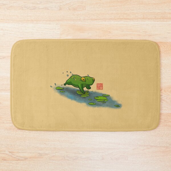 Item preview, frog cat lilypads designed and sold by DingHuArt.