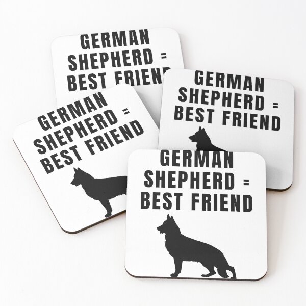 Item preview, German Shepherd Best Friend Text Silhouette  designed and sold by GSDDESIGNMERCH.