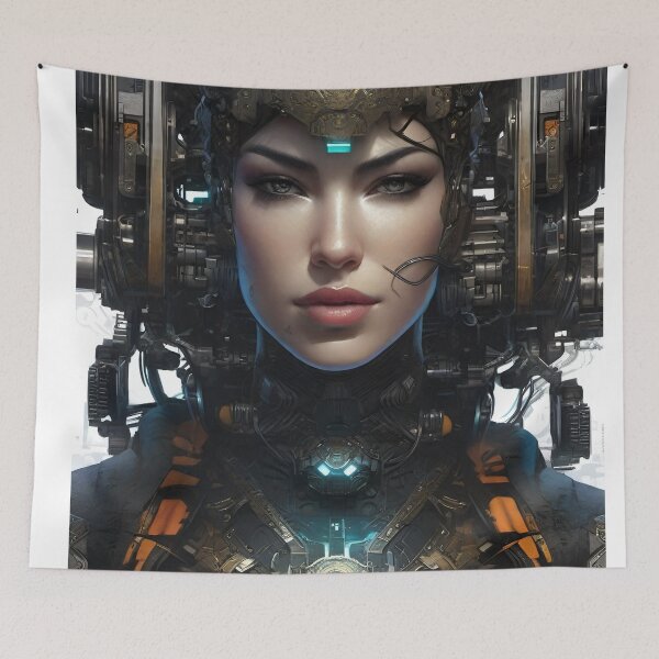 Item preview, Cyber Net Runner - Cyber City Scene designed and sold by Delerat7.