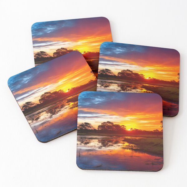 Item preview, Sunset on the Pantanal Plains, Brazil designed and sold by StudioRedKoala.