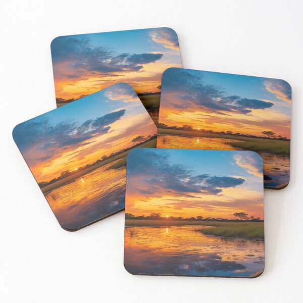 Item preview, Sunset on the Pantanal Plains, Brazil designed and sold by StudioRedKoala.