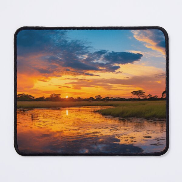 Item preview, Sunset on the Pantanal Plains, Brazil designed and sold by StudioRedKoala.