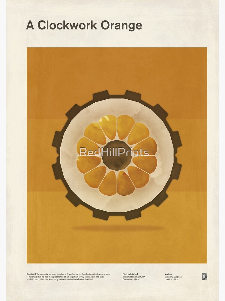 Anthony Burgess&rsquo;s A Clockwork Orange - Sci FI Literary Art for 