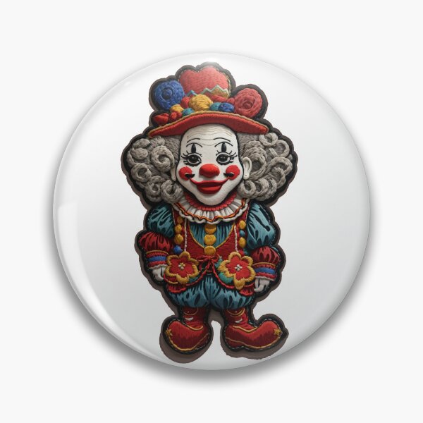 Item preview, Embroidered Colorful Clown designed and sold by Kai Multiverse.