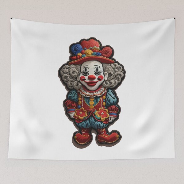 Item preview, Embroidered Colorful Clown designed and sold by Kai Multiverse.