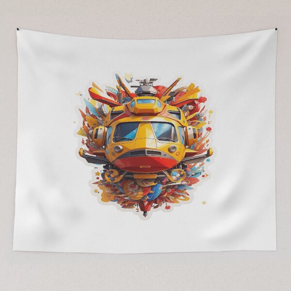 Item preview, Mesmerizing 3D Helicopter Art: Print Your world  with Stunning Helicopter Artistry designed and sold by Ayoub Boumehdi.