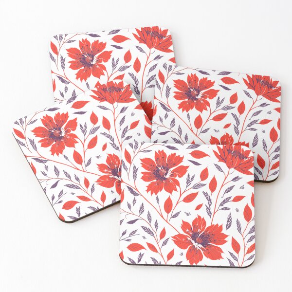 Item preview, Autumn Orange tree Flowers Pattern designed and sold by aylastyle.