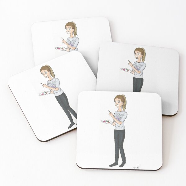 Item preview, Painter with brush and palette designed and sold by Anmioma.