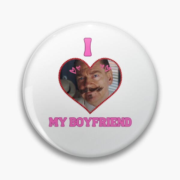 Item preview, Hercule Poirot I Love My Boyfriend designed and sold by ConnieOCO.