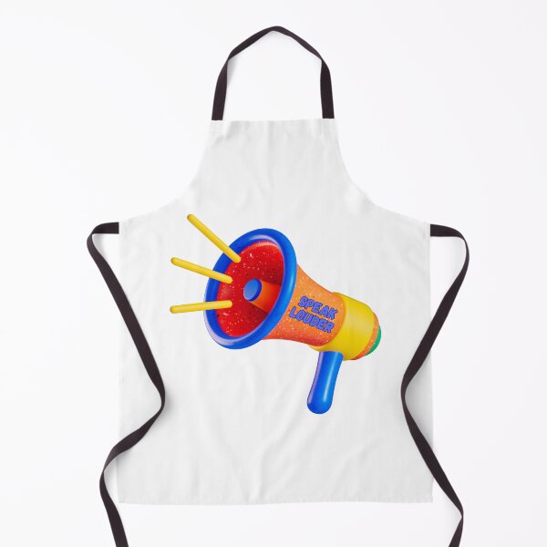 Item preview, Vibrant Multicolored Megaphone with "Speak Louder" Message designed and sold by mrelax57700.