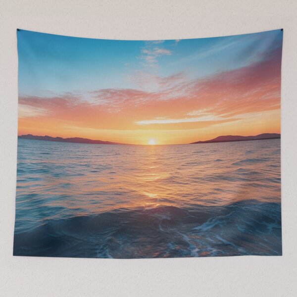Item preview, Sunset Over the Ocean designed and sold by StudioRedKoala.