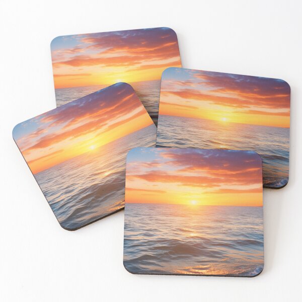 Item preview, Sunset Over the Ocean designed and sold by StudioRedKoala.