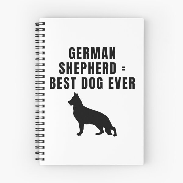 Item preview, German Shepherd Best Dog Ever Black Text Silhouette  designed and sold by GSDDESIGNMERCH.