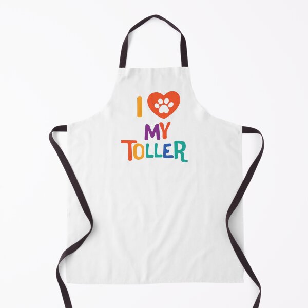 Item preview, I love my toller - colorful text with pawheart designed and sold by EmeraldeaArt.