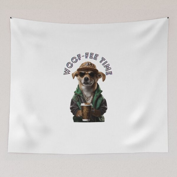 Item preview, Funny dog with coffe designed and sold by Dreamtodream.