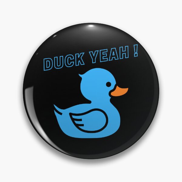 Item preview, Duck Yeah - Rubber Ducky (Neon Blue) designed and sold by DavidsDucks.