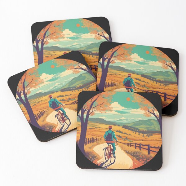Item preview, Retro Bicycle Adventure designed and sold by AbsoluteA.