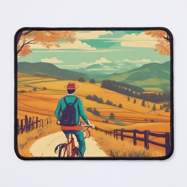 Item preview, Retro Bicycle Adventure designed and sold by AbsoluteA.