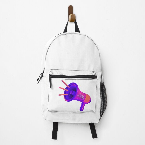 Item preview, Vibrant Multicolored Megaphone with "Speak Louder" Message designed and sold by mrelax57700.
