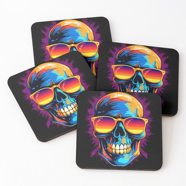 Item preview, Vibrant Skull designed and sold by Motys.