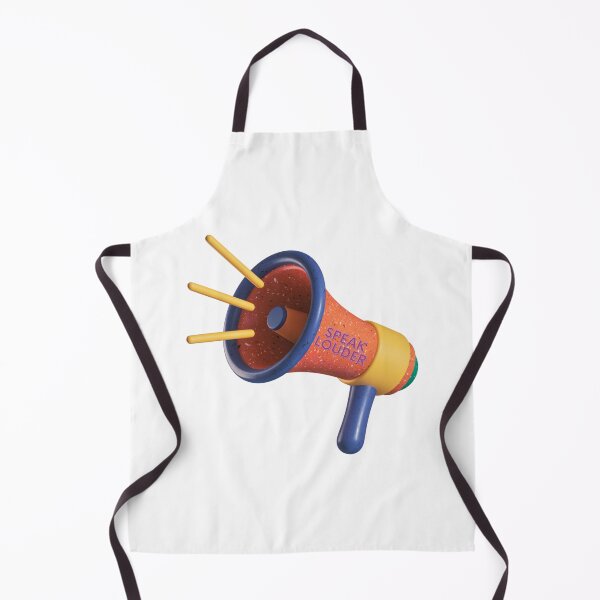 Item preview, Vibrant Multicolored Megaphone with "Speak Louder" Message designed and sold by mrelax57700.