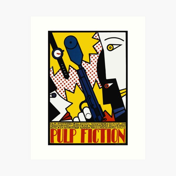 Pulp Fiction Art Poster by Kjc - Fine Art America