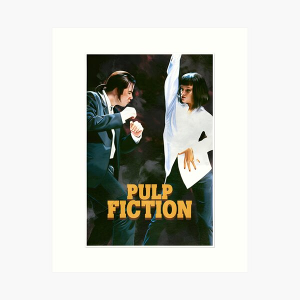 Pulp Fiction Art Poster by Kjc - Fine Art America