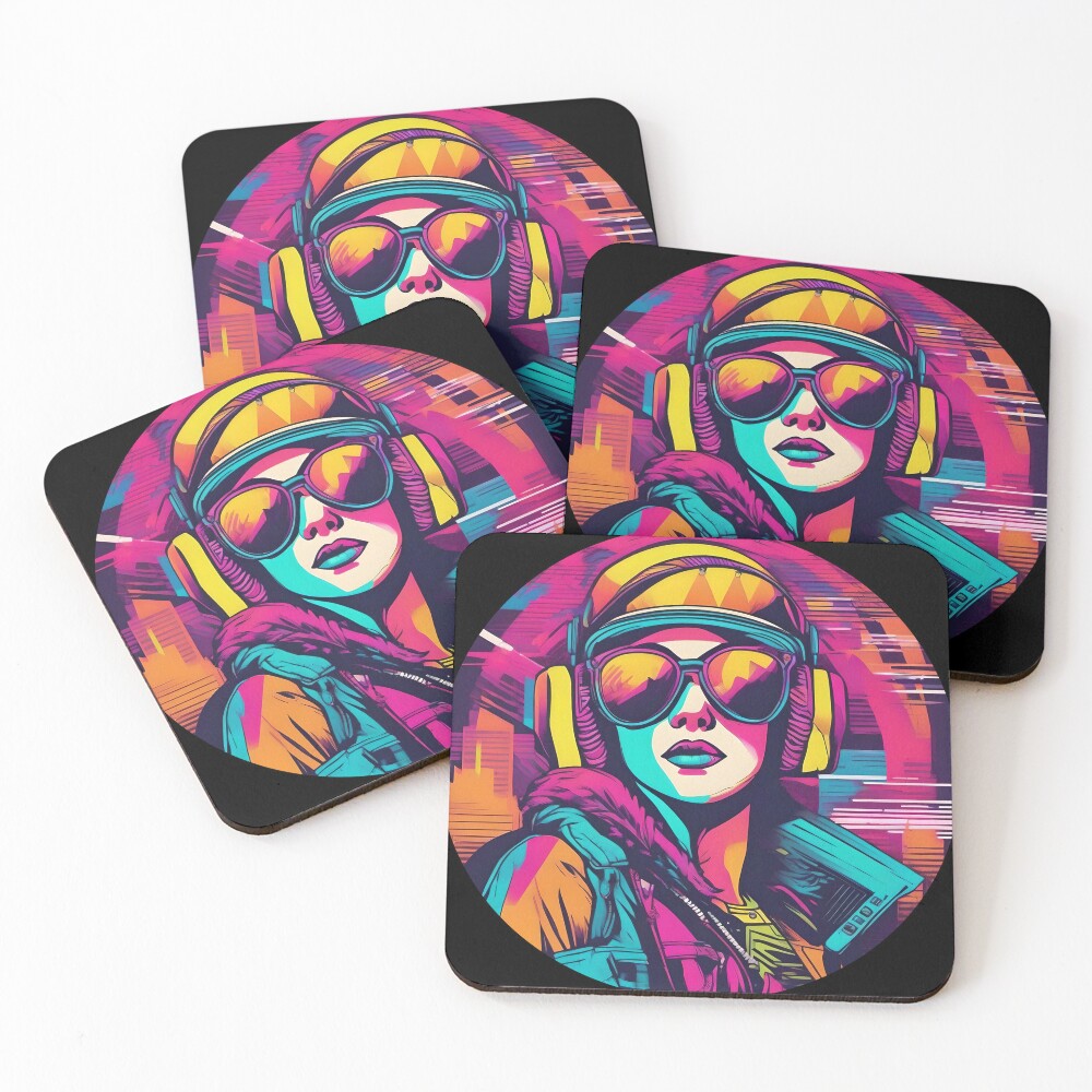 Item preview, Coasters (Set of 4) designed and sold by AbsoluteA.