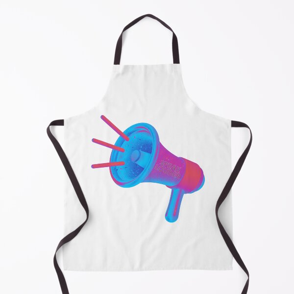 Item preview, Vibrant Multicolored Megaphone with "Speak Louder" Message designed and sold by mrelax57700.