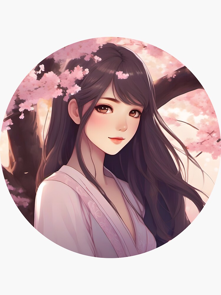 "Anime Girl" Sticker for Sale by AbsoluteA Redbubble