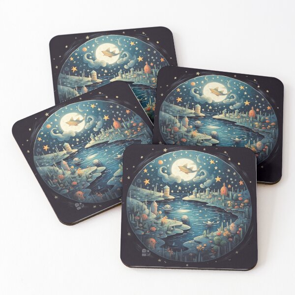 Item preview, Serene Nightscape - Tranquil Beauty of Nocturnal Views designed and sold by joanwatson45.