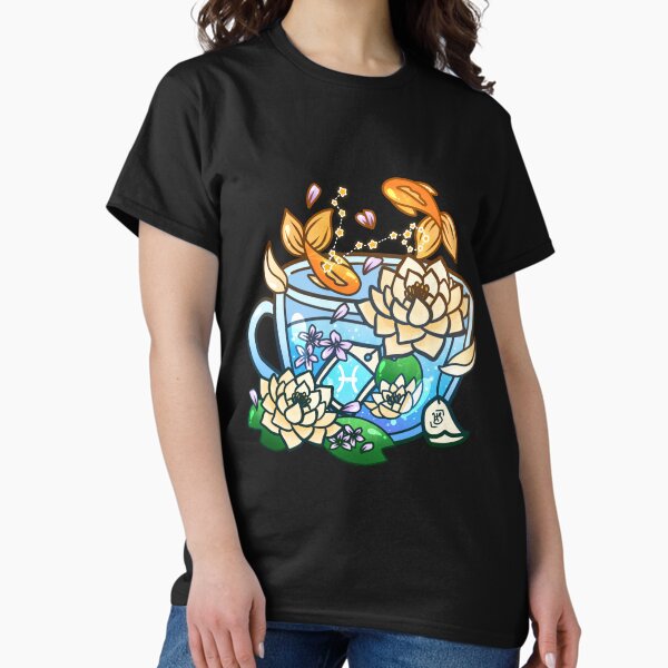 Item preview, Pisces Zodiac Teacup designed and sold by heysoleilart.