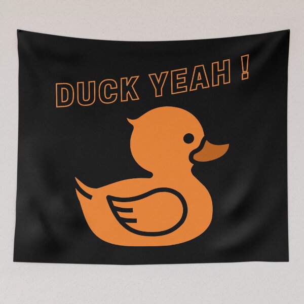 Artikelvorschau, Duck Yeah - Gummiente (Orange) entworfen und verkauft von DavidsDucks.
