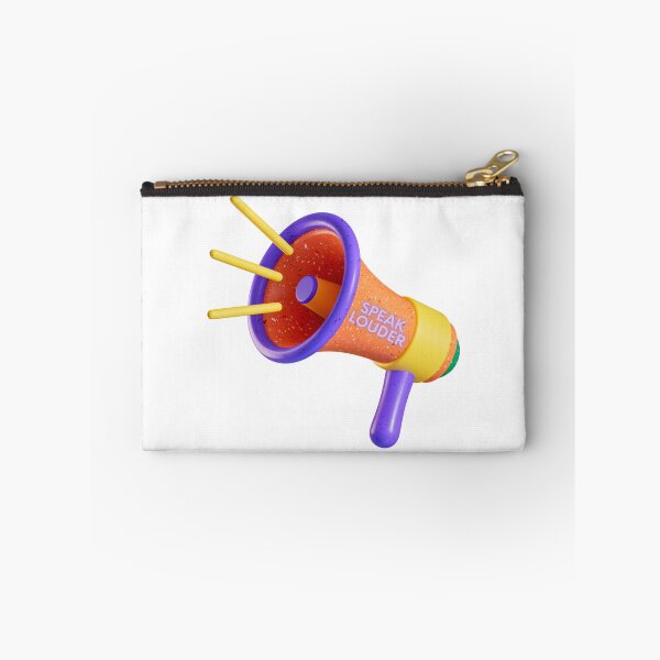 Item preview, Vibrant Multicolored Megaphone with "Speak Louder" Message designed and sold by mrelax57700.