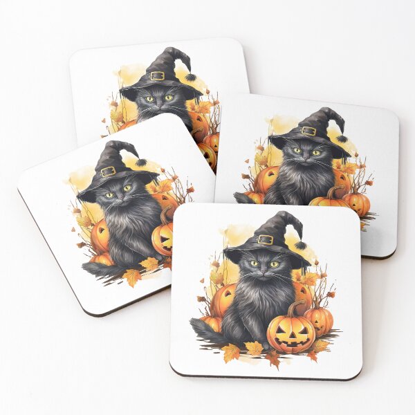 Item preview, Halloween Cat | Witch Cat designed and sold by PawsandPages.