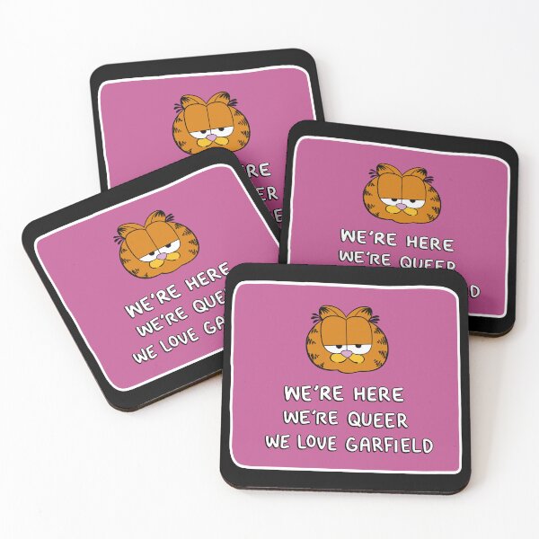 Item preview, We're Here, We're Queer, We Love Garfield designed and sold by Melanie Westfall.