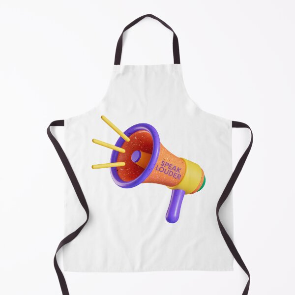 Item preview, Vibrant Multicolored Megaphone with "Speak Louder" Message designed and sold by mrelax57700.