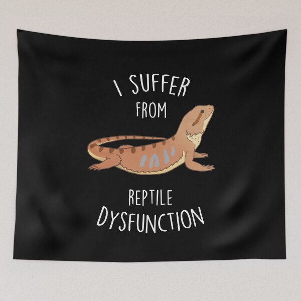 Item preview, Bearded Dragon Reptile Dysfunction designed and sold by Clara Hollins.