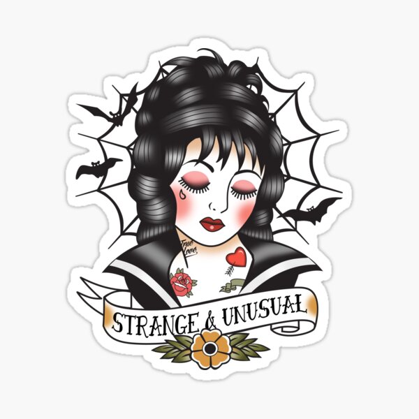 Item preview, Vintage Tattoo Lydia Deetz  designed and sold by gothicrose10.