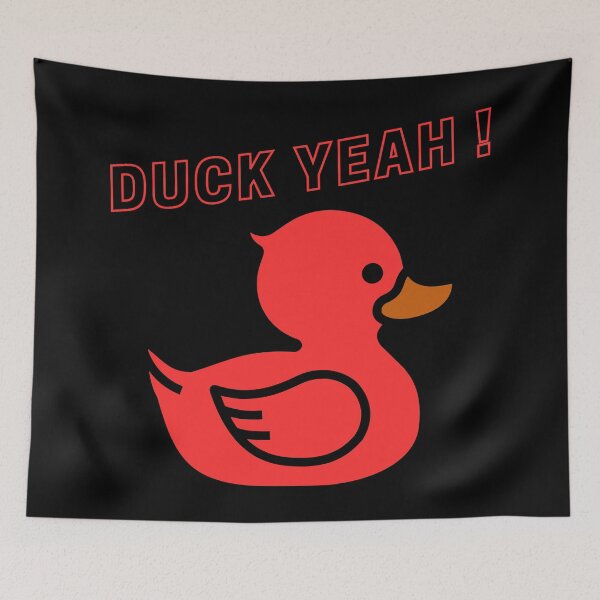 Artikelvorschau, Duck Yeah - Gummiente (Rot) entworfen und verkauft von DavidsDucks.