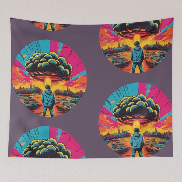 Item preview, Oppenheimer with nuclear mushroom cloud designed and sold by defpoint.